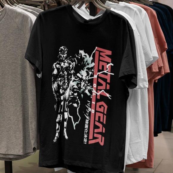 Other - Game Series   T-Shirt, Metal Gear Video Game Series Retro T-Shirt, Gear